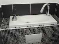 WiCi Bati 2012, Handwaschbecken auf Hänge WC, Design 2 - 2 auf 2